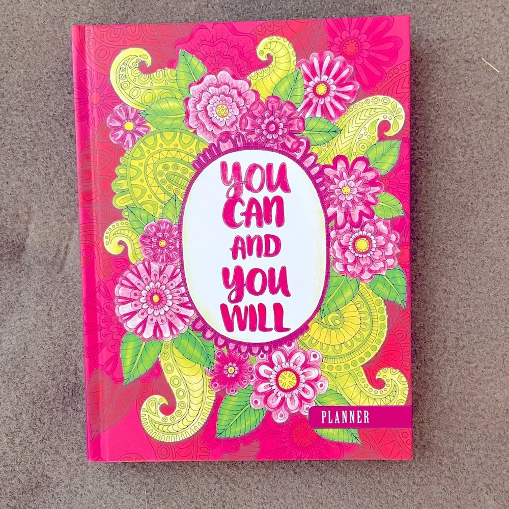 Pink floral Planner